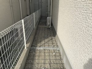 建物まわりのコンクリート打設